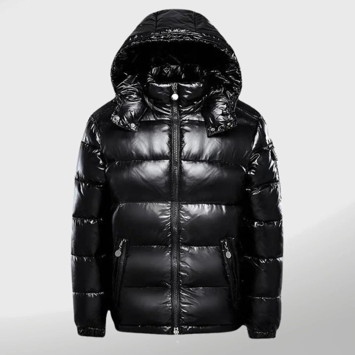 Veste Duvetée Longue Élégante Hiver