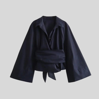 Pull Élégant Col en V Double Boutons Classique - PanierRoyale