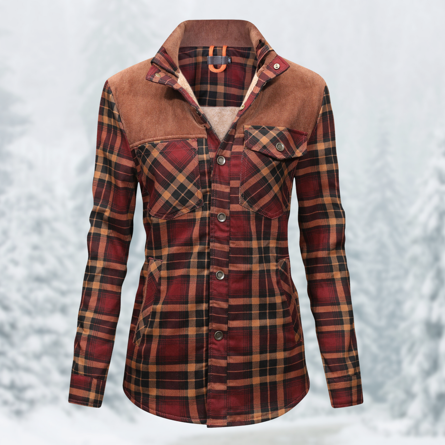 Veste Flanelle Douce et Élégante pour Femme - PanierRoyale