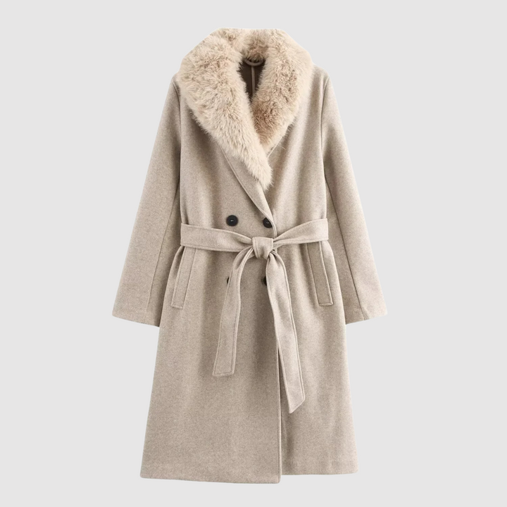 Manteau Femme Hiver Élégant avec Ceinture Réglable - PanierRoyale