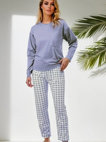 Pyjama Femme Confortable et Doux pour Nuit