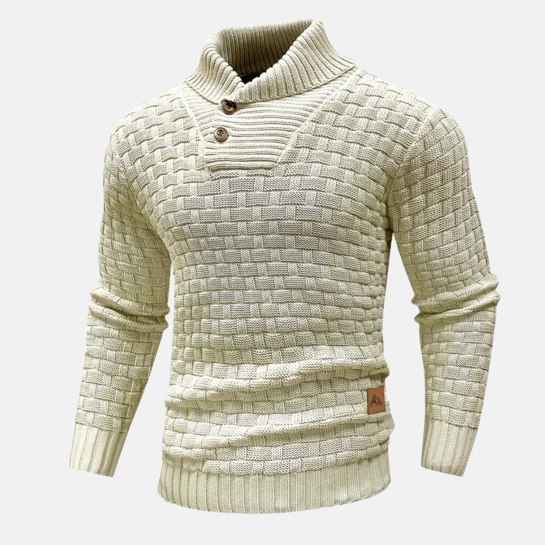 Pull Homme En Maille Doux et Polyvalent
