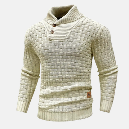 Pull Homme En Maille Doux et Polyvalent
