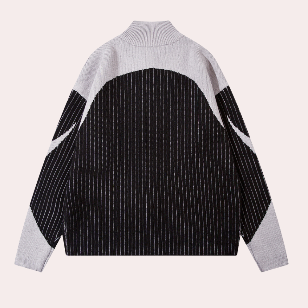 PAVLE - Cardigan Élégant à Zippes à Double Sens pour Hommes