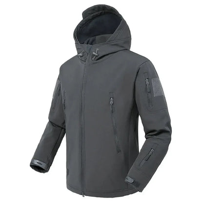 Veste de randonnée homme imperméable avec doublure polaire