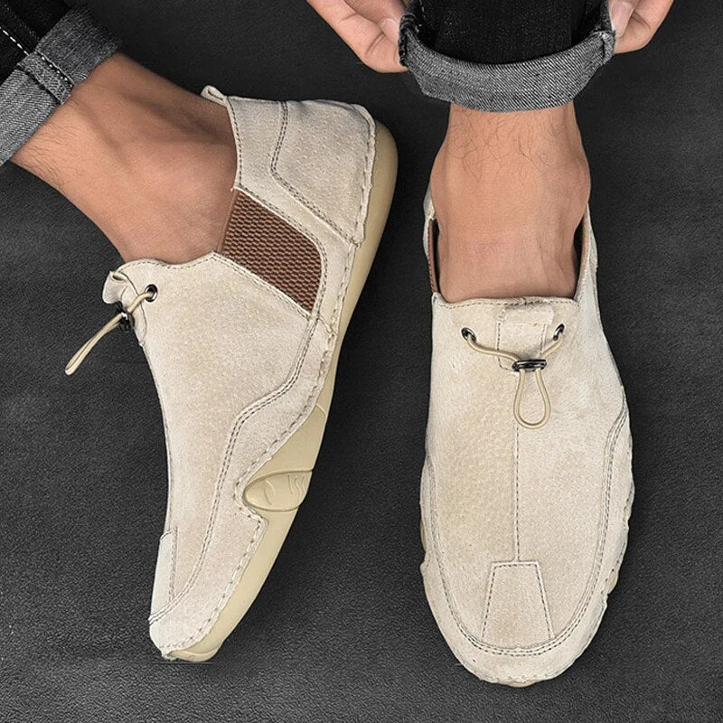 Chaussures Homme Cuir Marron Décontractées - PanierRoyale