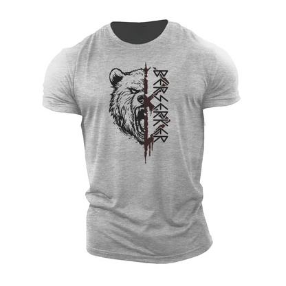 T-Shirt Homme Court Manches Coton Décontracté