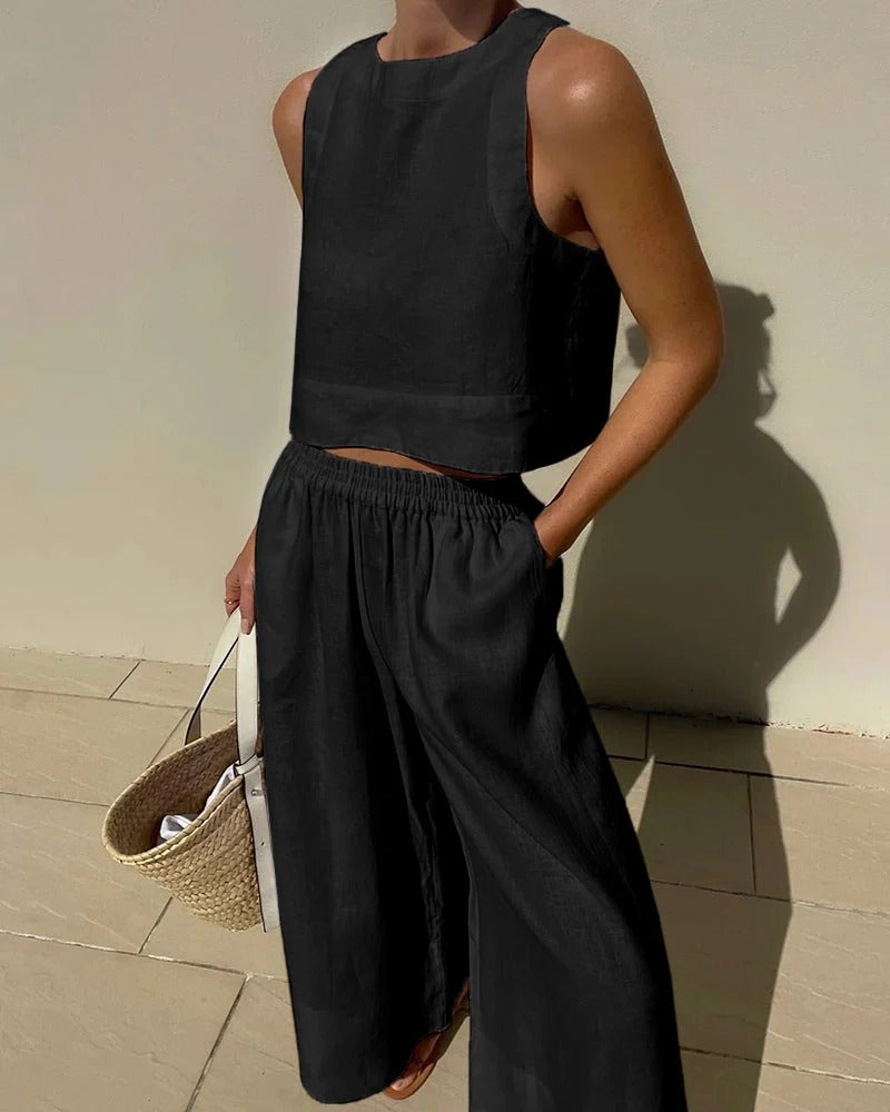 Robe de Plage Été Femmes Haut et Short Conjoints