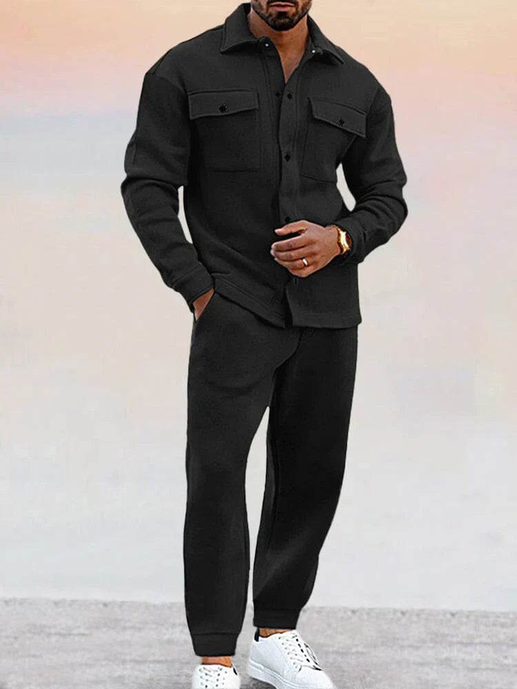 Costume Homme Classique 2 Pièces Veste et Pantalon