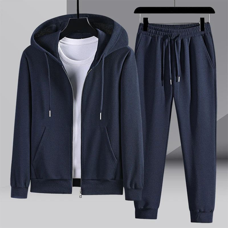 Survêtement Homme Gris Coton Confortable