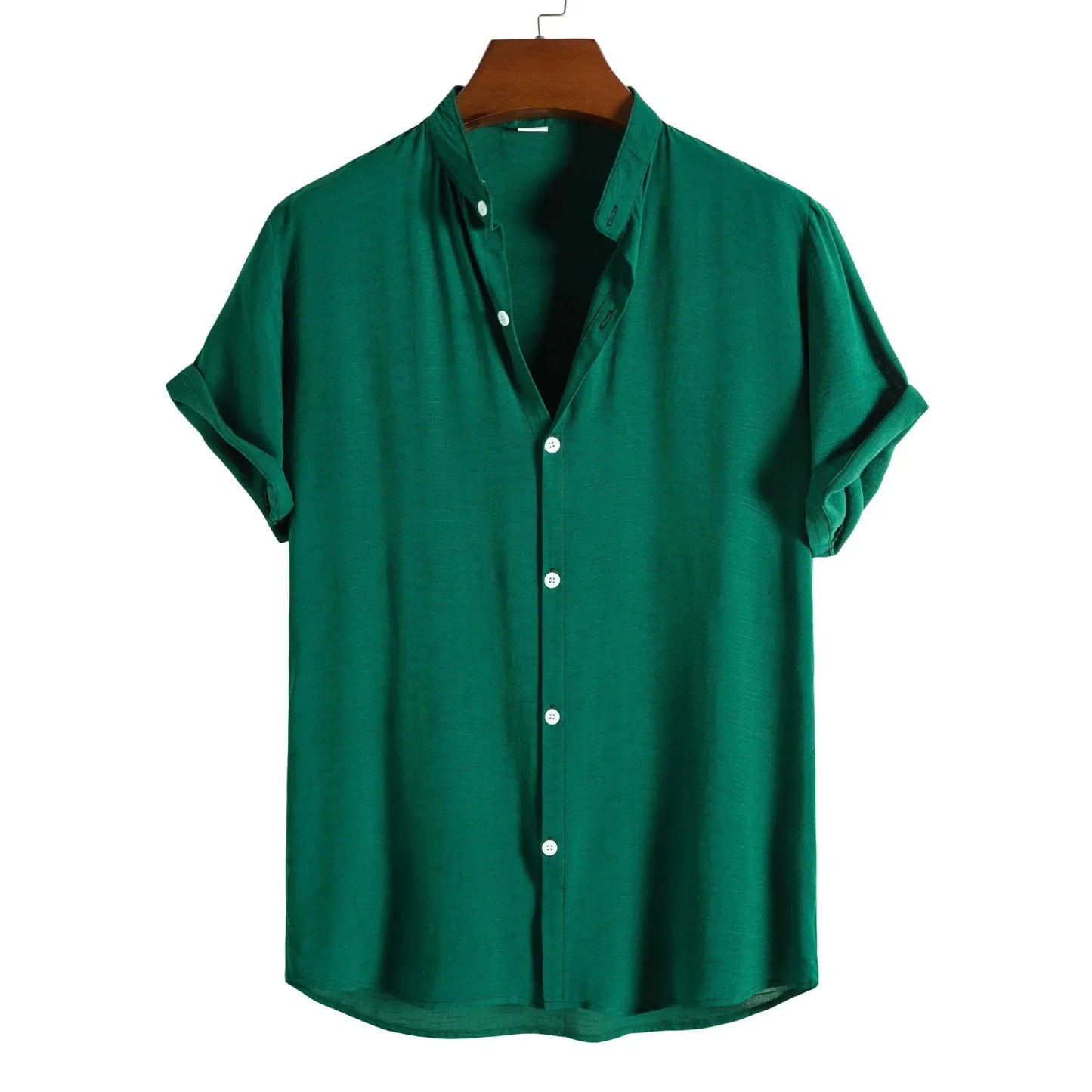 Chemise Homme Coton Élégant Blanc