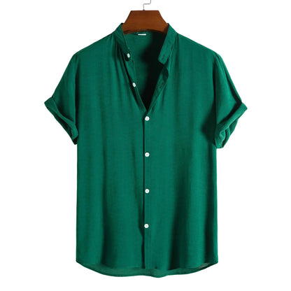 Chemise Homme Coton Élégant Blanc