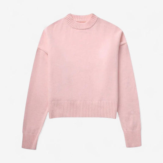 Pull Femme Tricoté Col Rond Doux - PanierRoyale