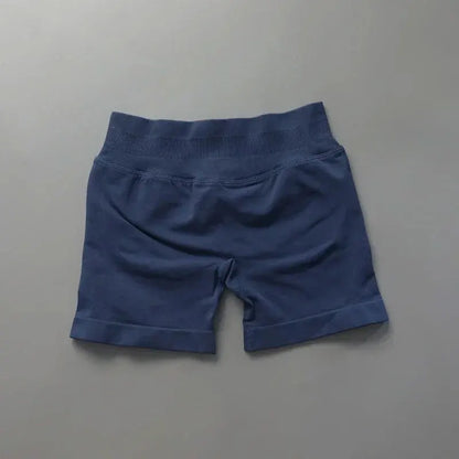 Short sport femme sans couture taille haute gainant