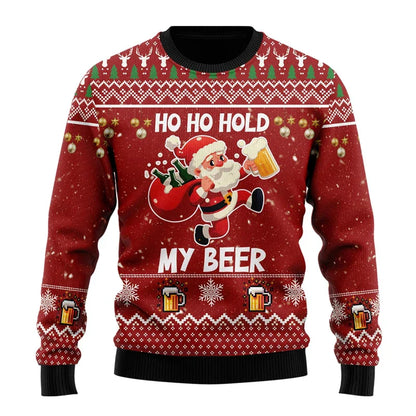 Pull de Noël Homme Drôle et Amusant pour Fête