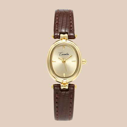 Montre Femme Quartz Doré Élégante et Raffinée