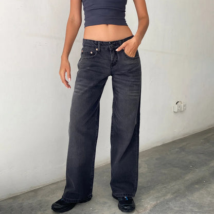 Jean Femme Large Vintage Décontracté