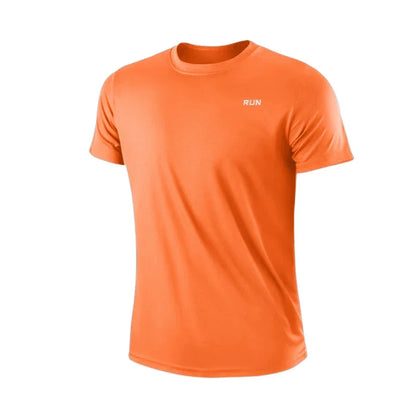 T-shirt Homme Séchage Rapide Col Rond Manches Courtes Coupe Légère