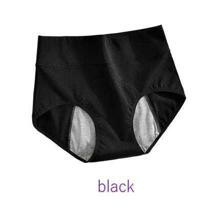 Culotte Menstruelle Femme Coton Taille Haute Anti-fuite Durable