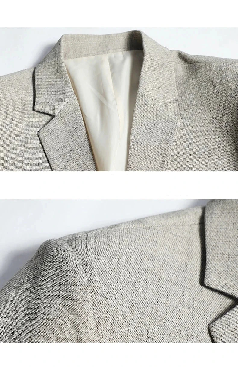 Blazer Homme Élégant Noir