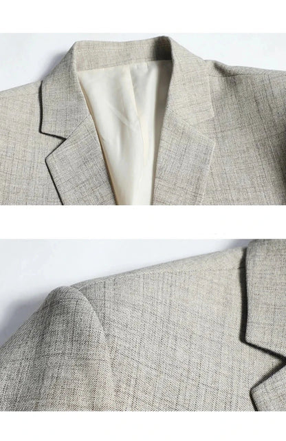 Blazer Homme Élégant Noir