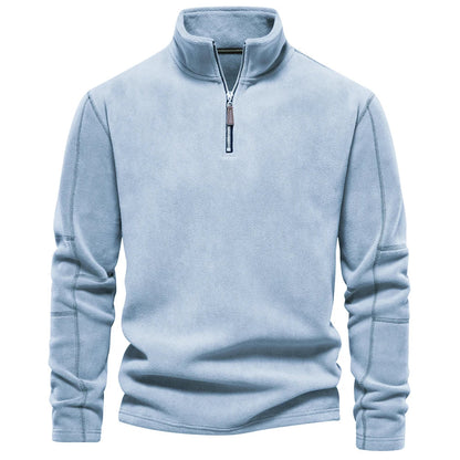 Pull zippé Hiver Chaud et Confortable