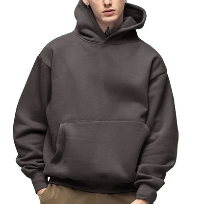 Sweat à Capuche Noir Unisexe avec Poche - PanierRoyale