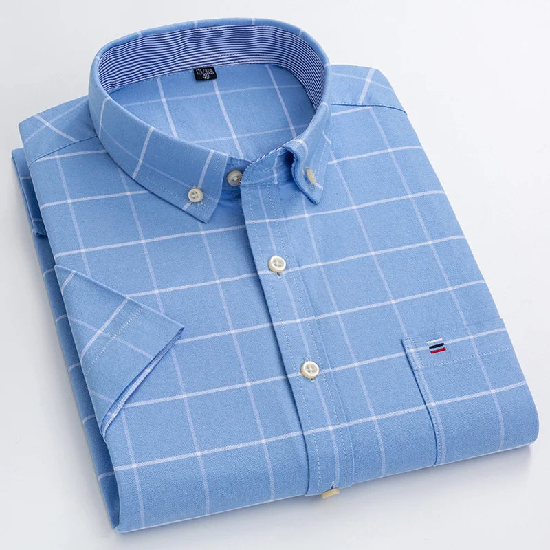 Chemise Homme Manches Courtes Casual Chic