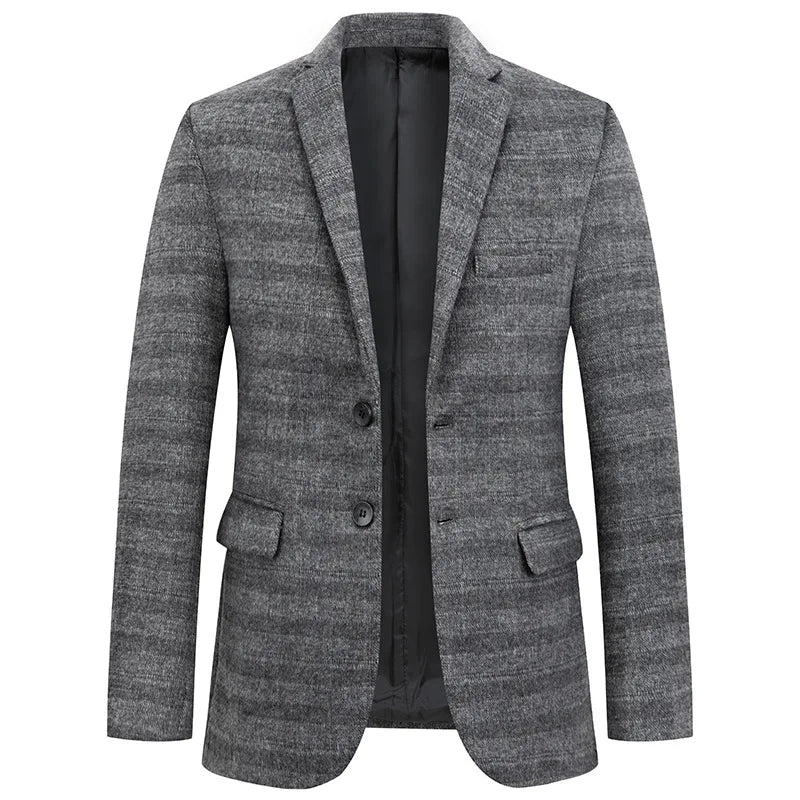 Blazer Homme Gris et Kaki Élégant et Polyvalent