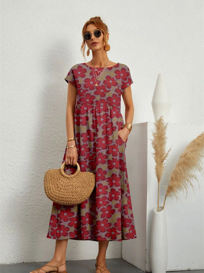 Robe Été Florale pour Femme - Style Décontracté et Féminin