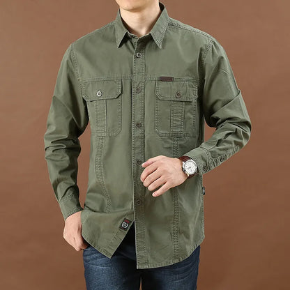 Chemise Homme Manches Longues Classique et Douce