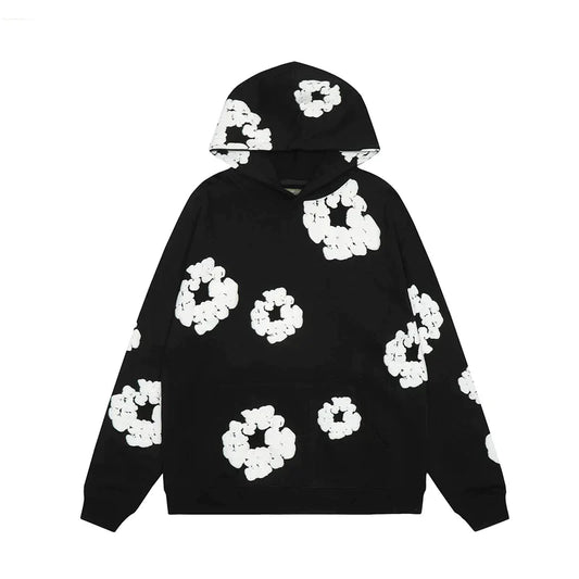 Sweat à Capuche Florale Confort et Unisexe - PanierRoyale