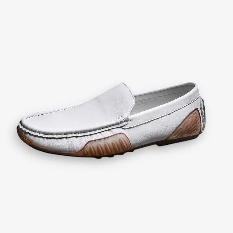 Mocassins Cuir Souple et Confortables