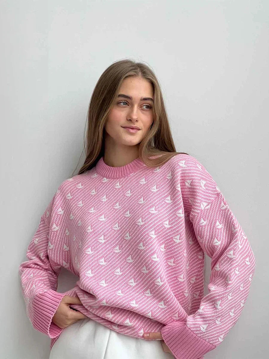 Pull Col Rond Molleton Confortable - PanierRoyale