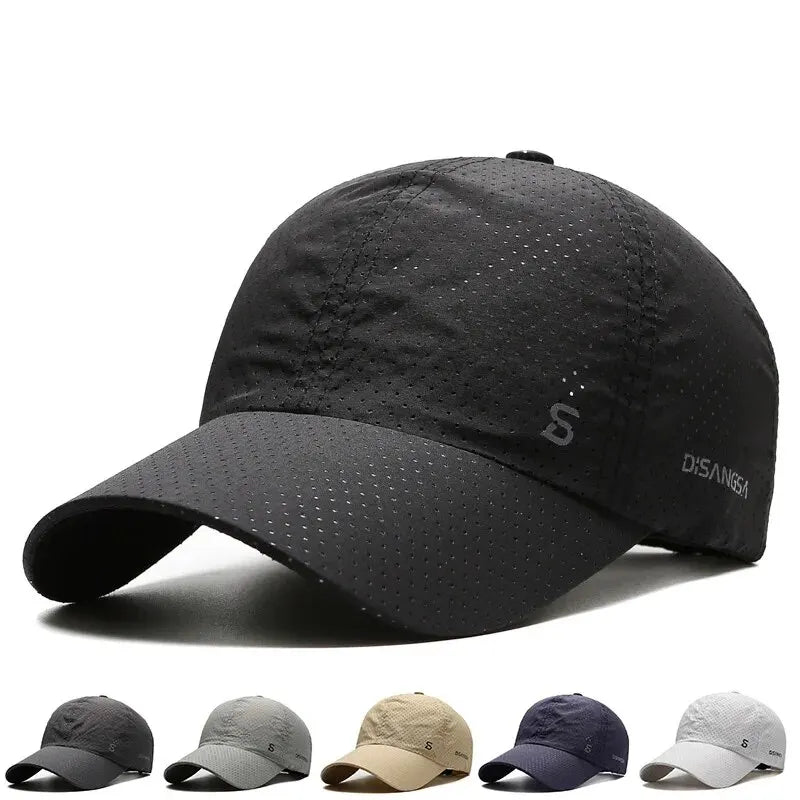 Casquette Homme Respirante Séchage Rapide Coupe Ajustée - PanierRoyale