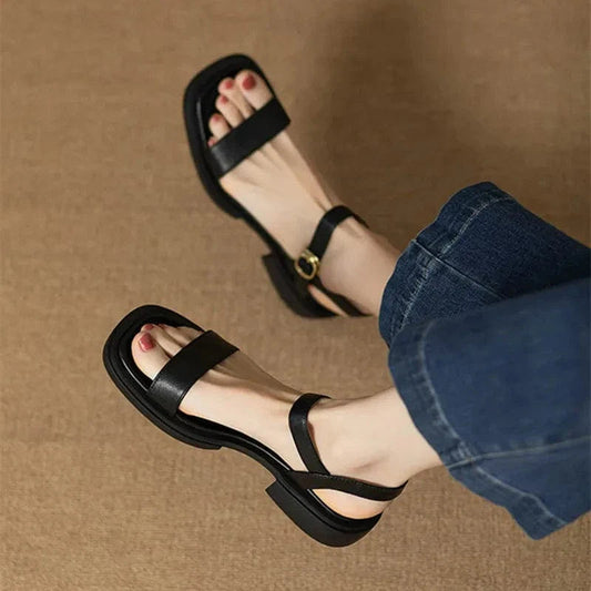 Sandales Femmes en Cuir Confort et respirantes pour Été - PanierRoyale