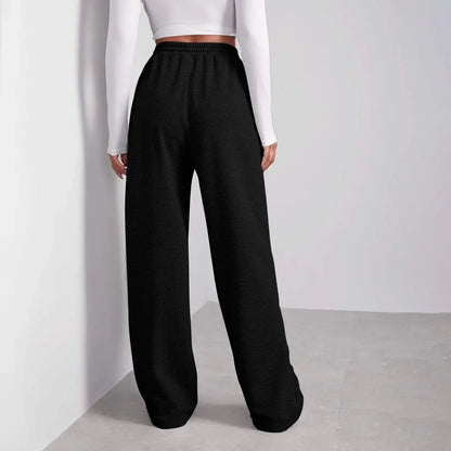 Pantalon de sport femme stretch gris foncé