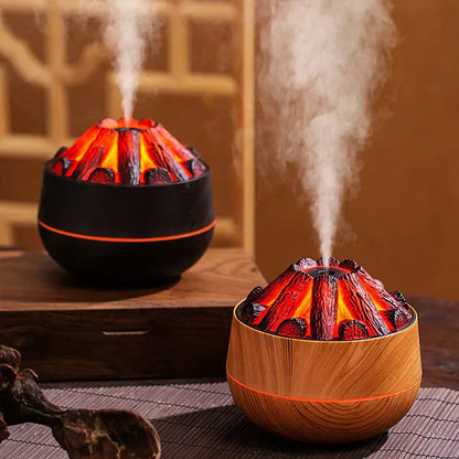 Humidificateur d'air avec Effet Feu de Cheminée Ambiance Chaude