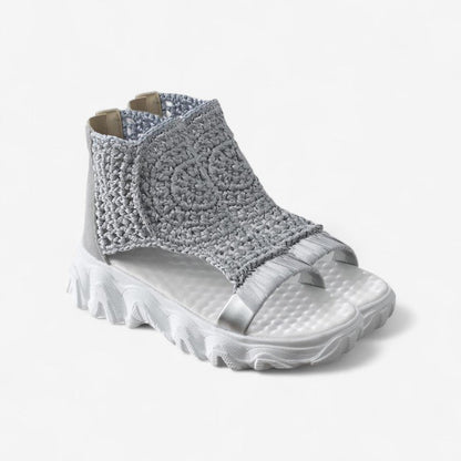 Sandales Plates Confortables à Talon Plat pour Femmes