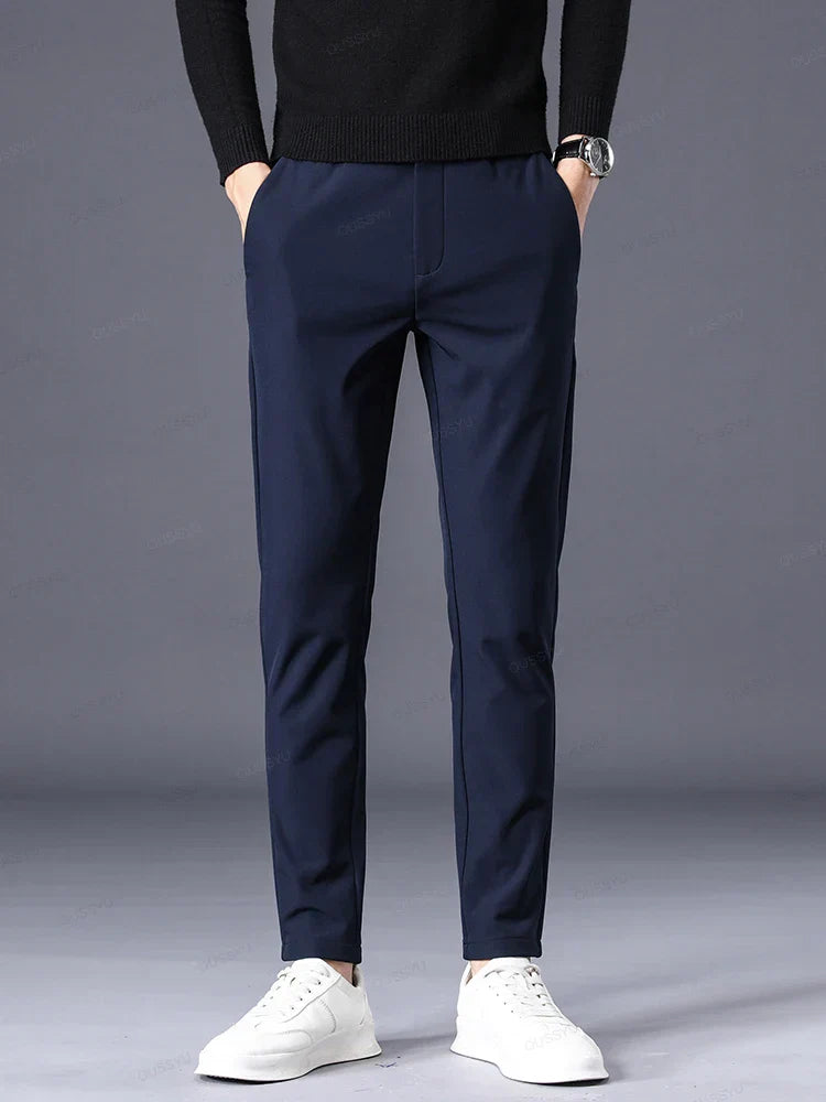 Pantalon Homme Slim Fit Moderne Noir