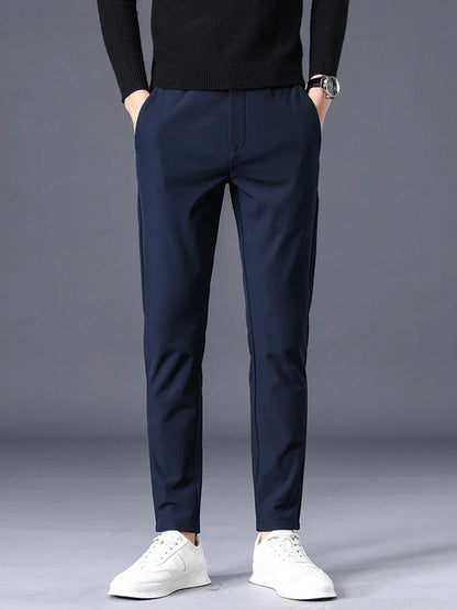 Pantalon Homme Slim Fit Moderne Noir