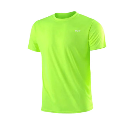 T-shirt Homme Séchage Rapide Col Rond Manches Courtes Coupe Légère