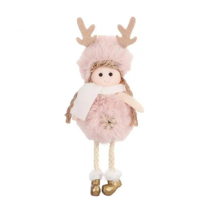 Poupée Enfant Ange Décoration de Noël En Bois