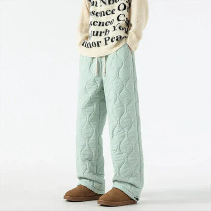 Pantalon Hiver Chaud Homme – Pantalon Polaire Élégant avec Ceinture Élastique et Coupe Dégagée