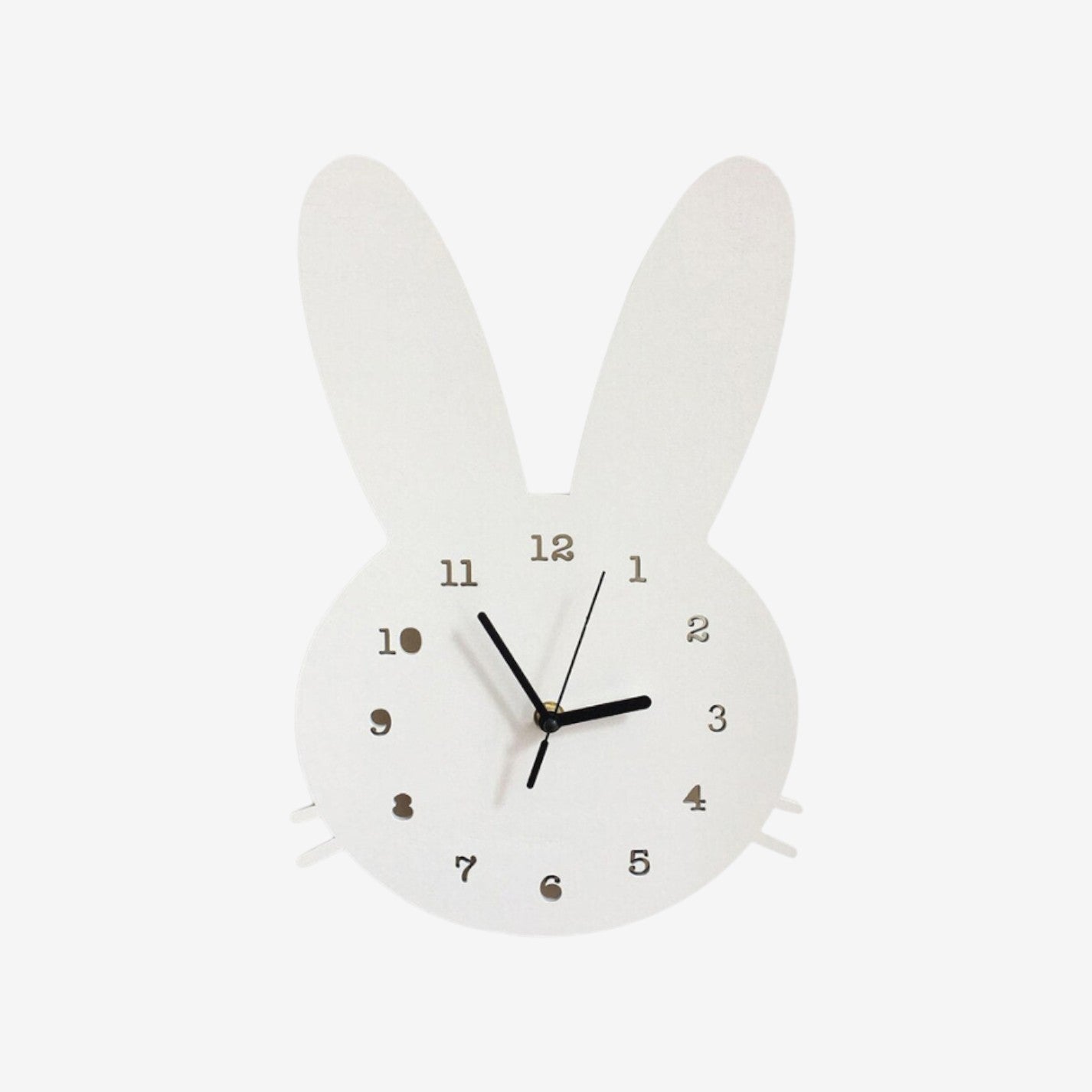 Horloge Murale Lapin en Bois Pour Décoration