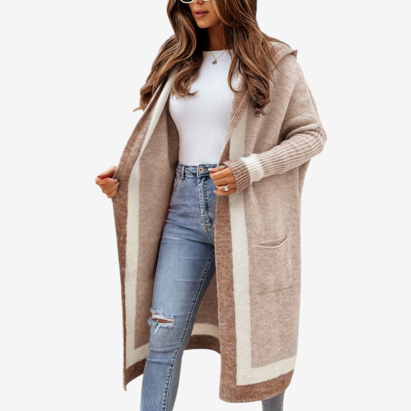 Cardigan Capuche Doux et Confortable pour Femme