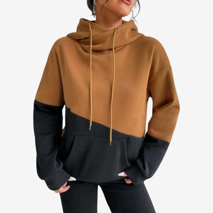 Sweat à capuche homme manches longues poche zippée
