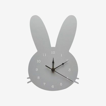Horloge Murale Lapin en Bois Pour Décoration - PanierRoyale