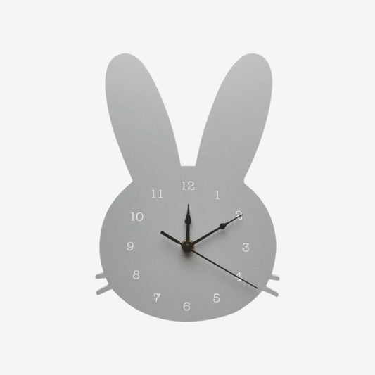 Horloge Murale Lapin en Bois Pour Décoration - PanierRoyale
