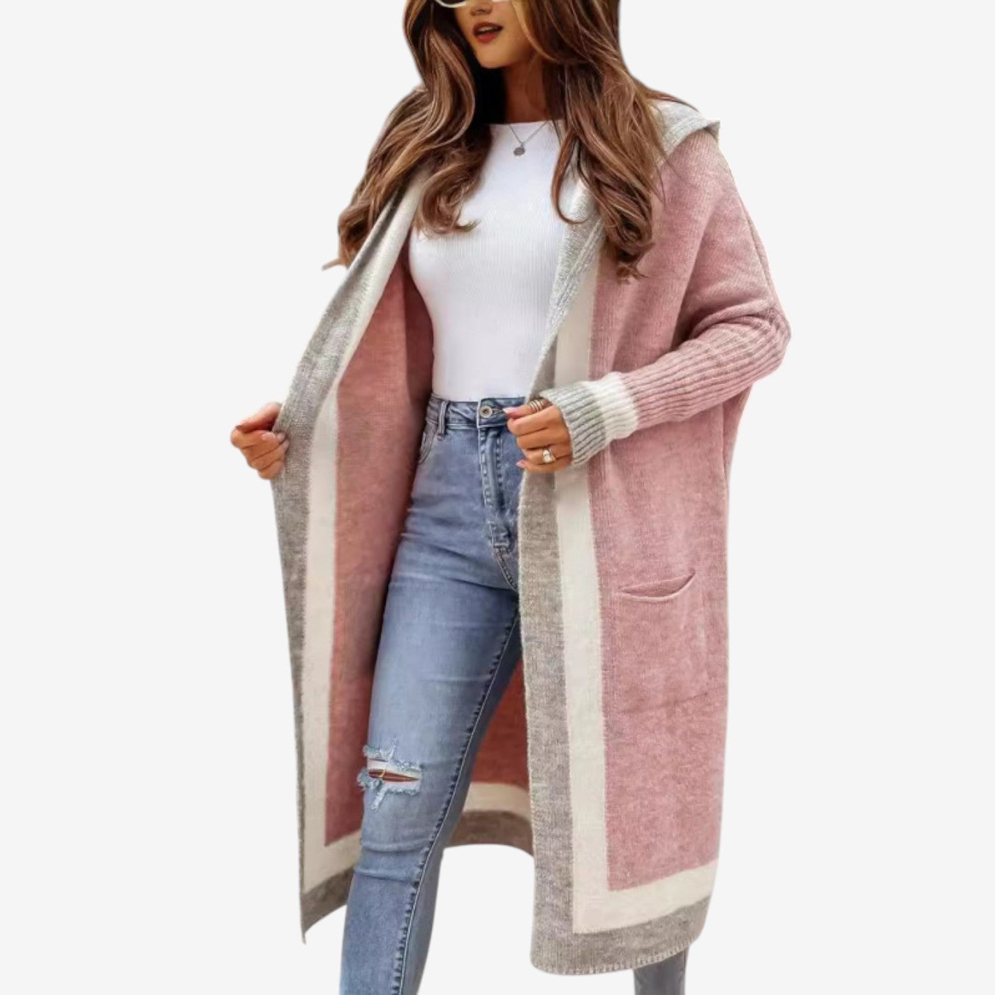 Cardigan Capuche Doux et Confortable pour Femme - PanierRoyale